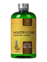 MORELET, Ноотропик питьевой с инозитолом, холином, ДМАЭ, жидкость, 500 мл