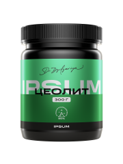 IPSUM, Цеолит (природный минерал для очищения и ЖКТ), порошок, 300 г