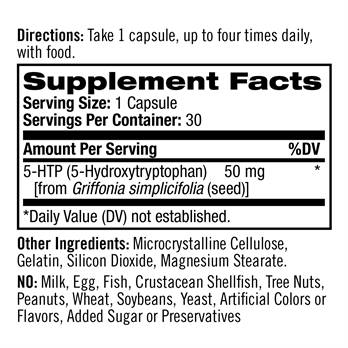 Natrol, 5-HTP, капсулы, 30 шт.