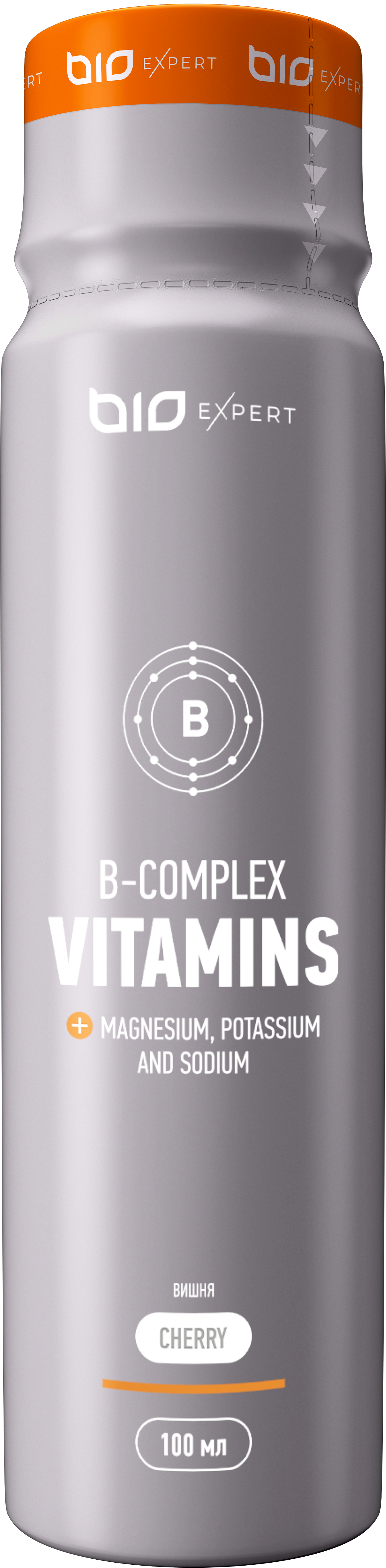 BioExpert, Вкусный B-комплекс (вишня), шоты, 12х100 мл
