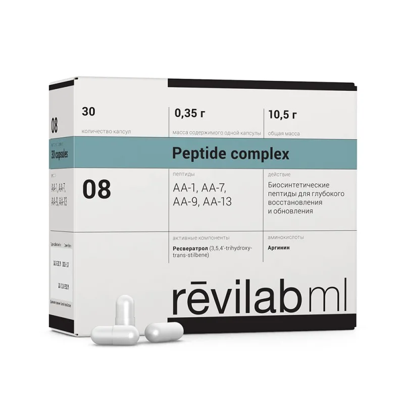 Peptide, Пептидный биорегулятор «Revilab ML 08» (для женского здоровья), капсулы, 30 шт.