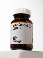 BioMagic, Тройной цинк (пиколинат, бисглицинат, малат), капсулы, 60 шт.