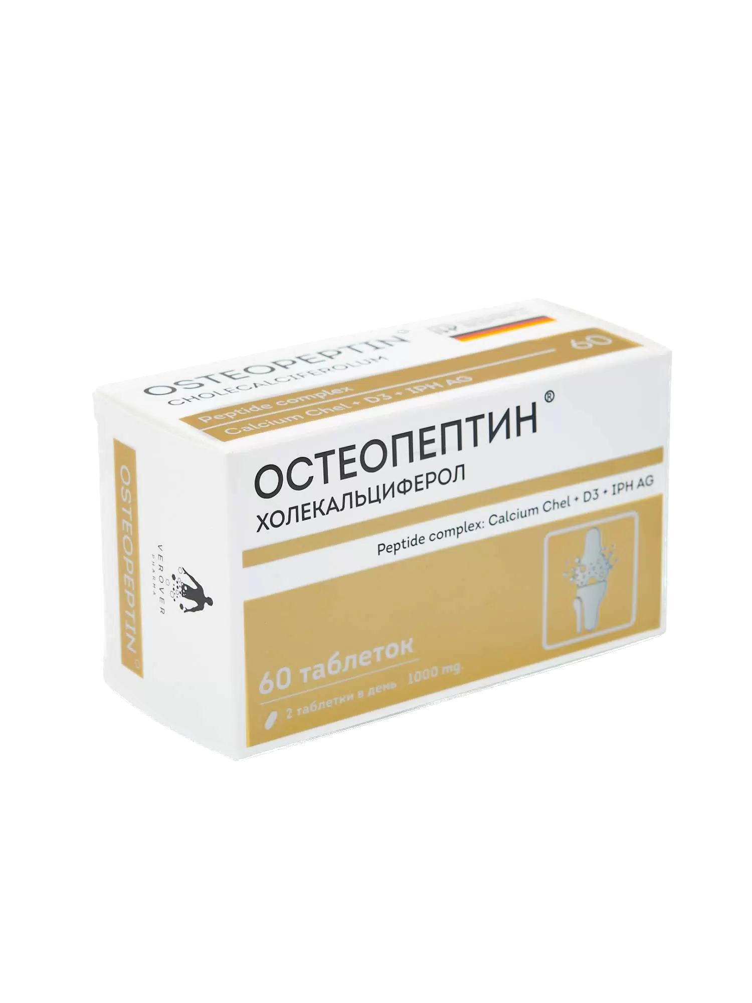 VEROVER PHARMA, «Остеопептин» (для нормализации костной ткани), таблетки, 60 шт.
