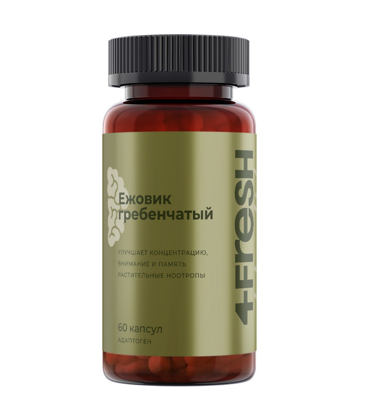 4FRESH HEALTH, Ежовик гребенчатый, капсулы, 60 шт.