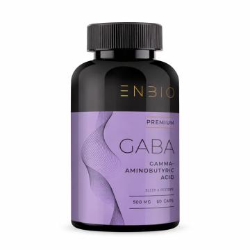 ENBIO, GABA (Гамма-аминомасляная кислота), для глубокого сна без тревоги, капсулы, 60 шт.