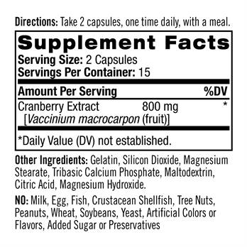 Natrol, Экстракт клюквы, капсулы, 30 шт.