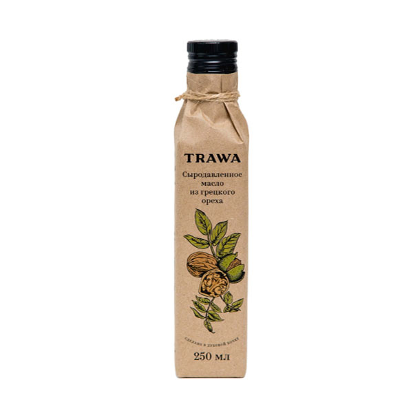 TRAWA, Масло грецкого ореха сыродавленное, 250 мл.