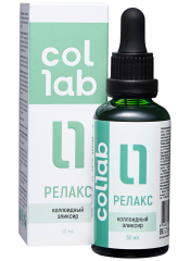 Collab, Комплекс для нервной системы от стресса (глицин, зверобой, пустырник, витамин B6 + C), жидкость, 50 мл