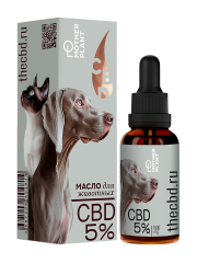 MotherPlant, CBD масло для животных 5% «Изолят» (без привкуса), жидкость, 30 мл