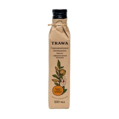 TRAWA, Масло миндальное сыродавленное с эфирами апельсина, 250 мл.