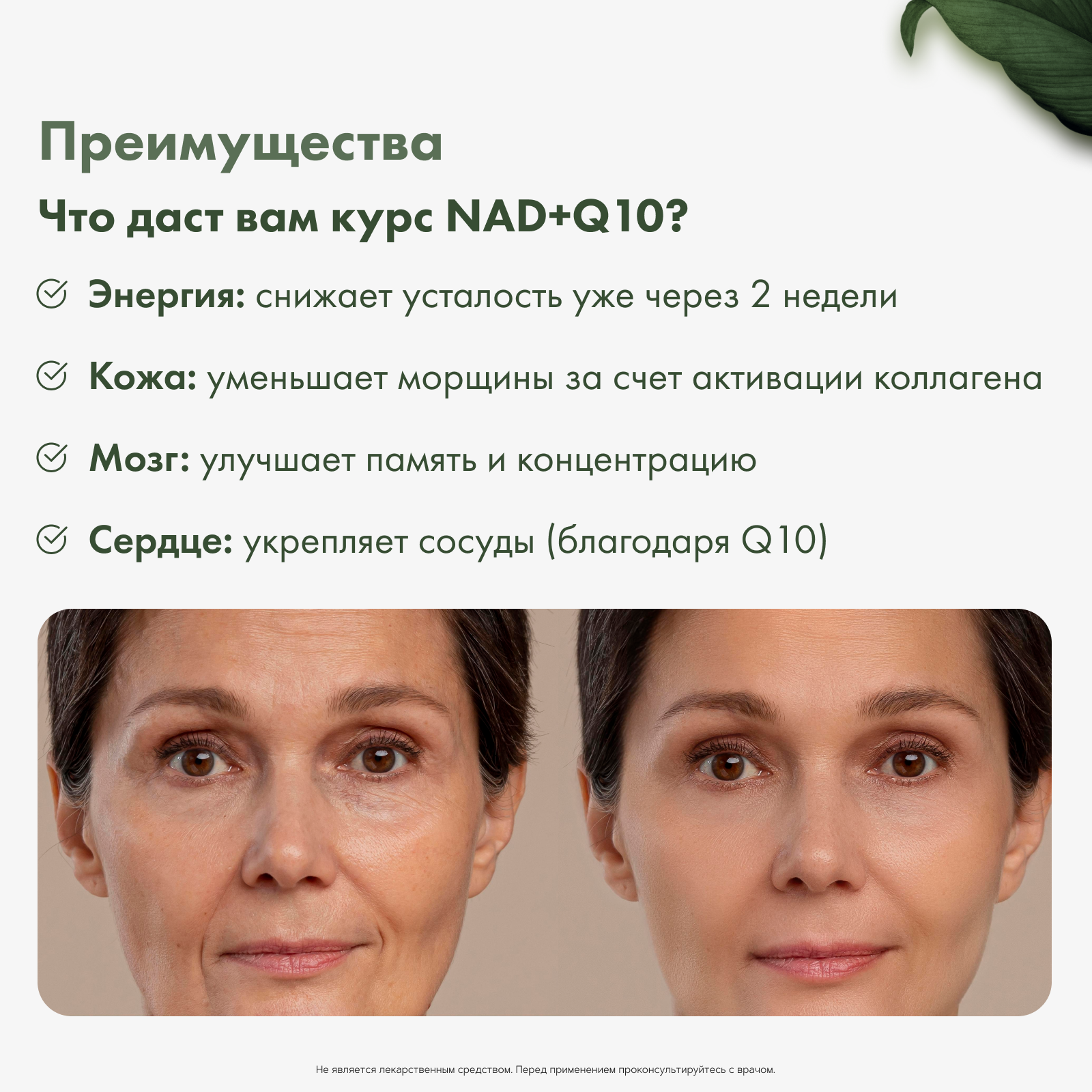 Restartbio, NMN + Q10 (продление молодости), капсулы, 60 шт.
