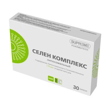 Supreme Pharmatech, Липосомальный Селен Комплекс с витаминами А и Е, капсулы, 30 шт.
