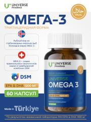 Universe Pharma, ОMEGA-3, капсулы, 60 шт.