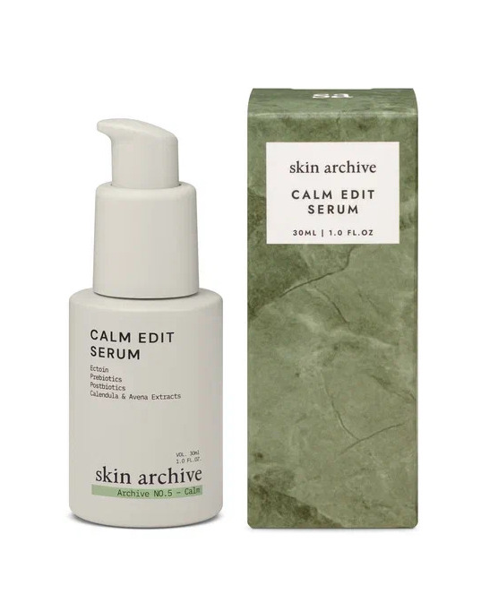 skin archive, Сыворотка для лица с биотиками Calm Edit Serum для баланса микробиома кожи, 30 мл