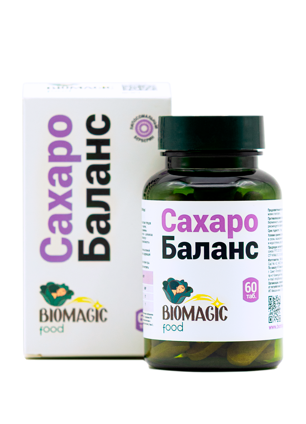 BioMagic, Сахаробаланс, таблетки, 60 шт.