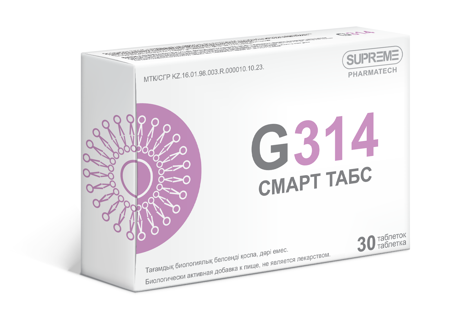 Supreme Pharmatech, Комплекс G314 «Смарт Табс», капсулы, 30 шт.
