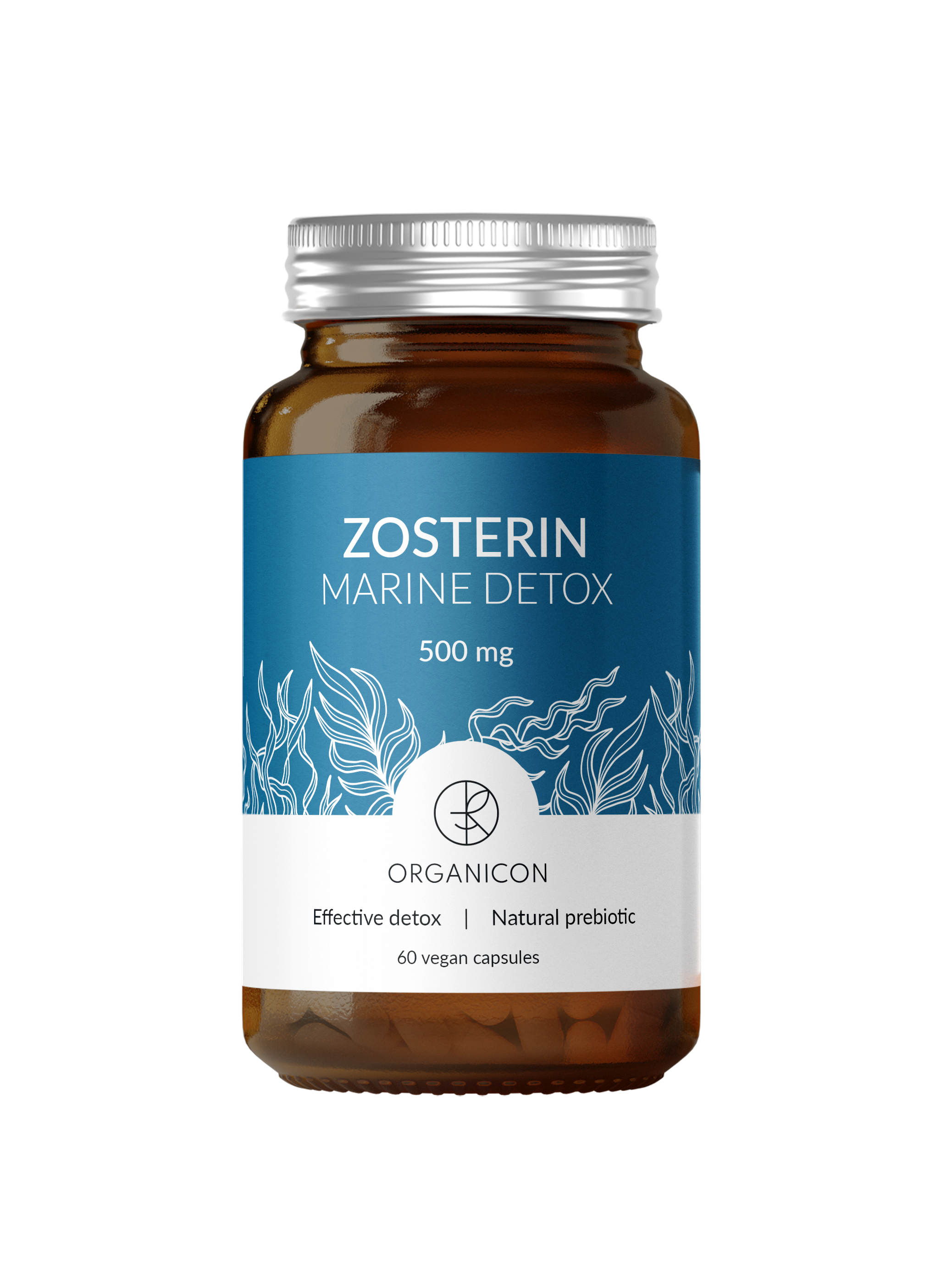 ORGANICON, ZOSTERIN Marine Detox (энтеросорбент), растительные капсулы, 60 шт.