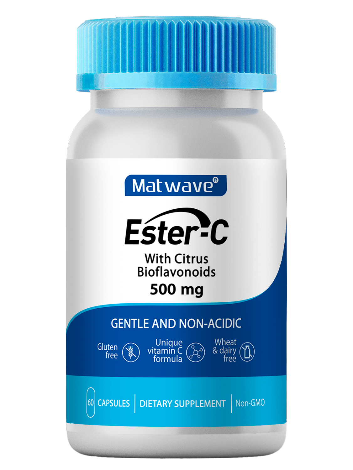 Matwave, Витамин C (аскорбат кальция) с биофлавоноидами, капсулы, 60 шт.