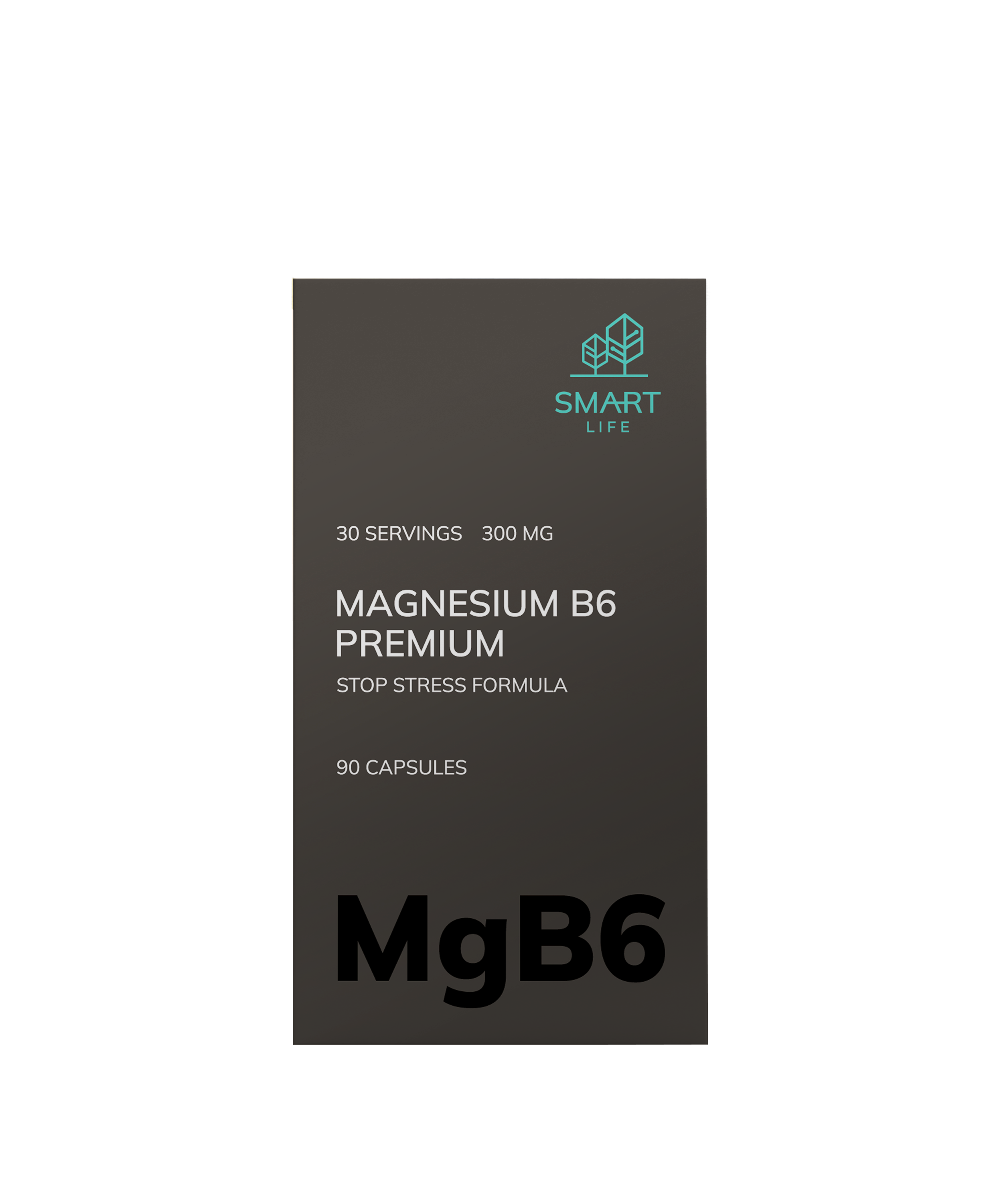 Smartlife, Магний B6 Премиум (Стоп Стресс Формула), капсулы, 90 шт.