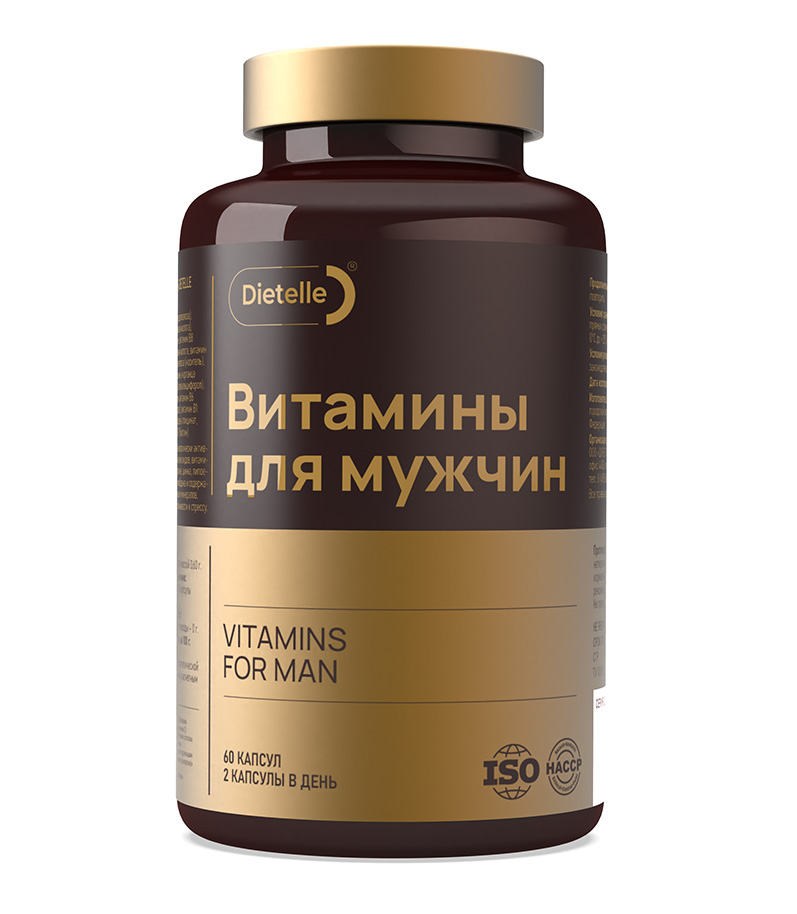 Dietelle Expert, Витамины для мужчин, капсулы, 60 шт.
