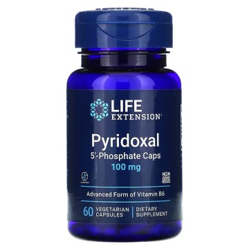 Life Extension, Pyridoxal (пиридоксаль 5'-фосфат), капсулы, 60 шт.