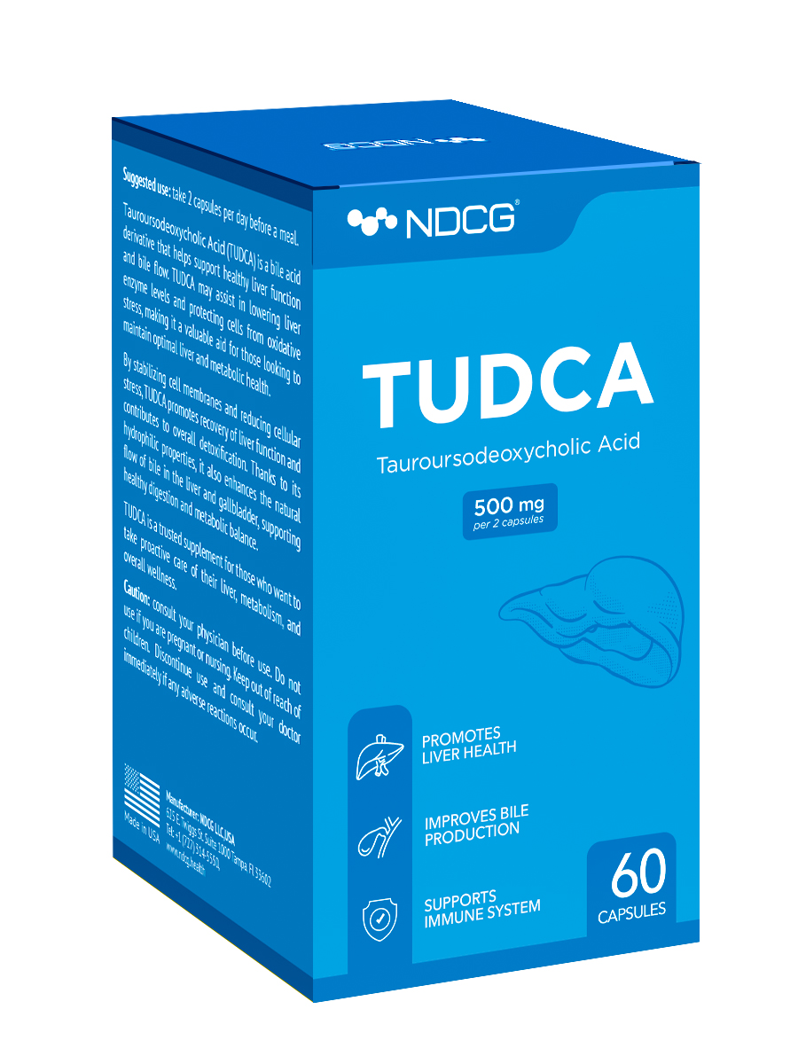 NDCG, Тудка TUDCA (тауроурсодезоксихолевая кислота), капсулы, 60 шт.
