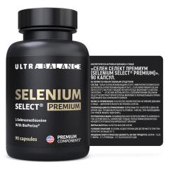 UltraBalance, Селен (L-Селенометионин), капсулы, 90 шт.