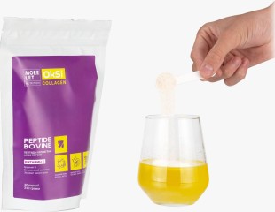 MORELET, Пептидный бычий коллаген с кремнием и экстрактом алоэ, со вкусом персика, порошок, 210 г