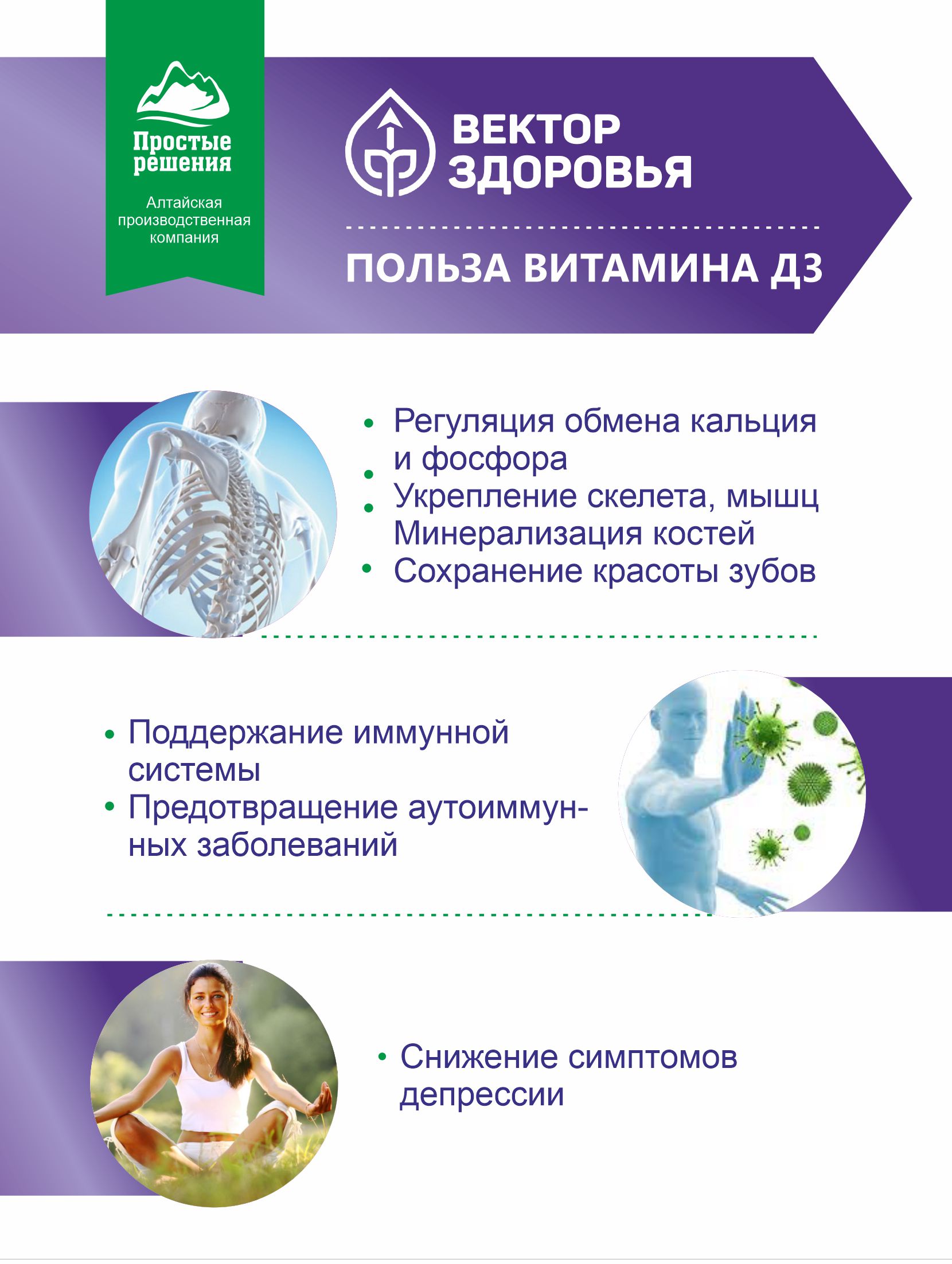 Алтай Простые решения, Комплекс Витамин D3 (4000 МЕ), капсулы, 60 шт.
