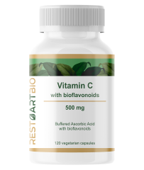 RestartBio, Витамин С (аскорбат натрия) с биофлавоноидами, капсулы, 120 шт.