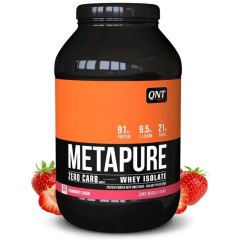QNT, Протеин «Metapure Zero Carb», со вкусом клубники, порошок, 908 г