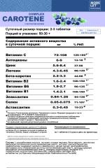 MORELET, Комплекс каротиноидов для здоровья глаз, таблетки, 100 шт.