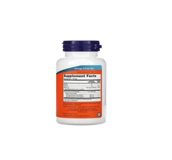 Now Foods, TRI-3D Омега-3, капсулы, 90 шт