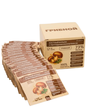 Fёrster’s, Костный бульон с пептидами коллагена (II) грибной, саше 20*5 г