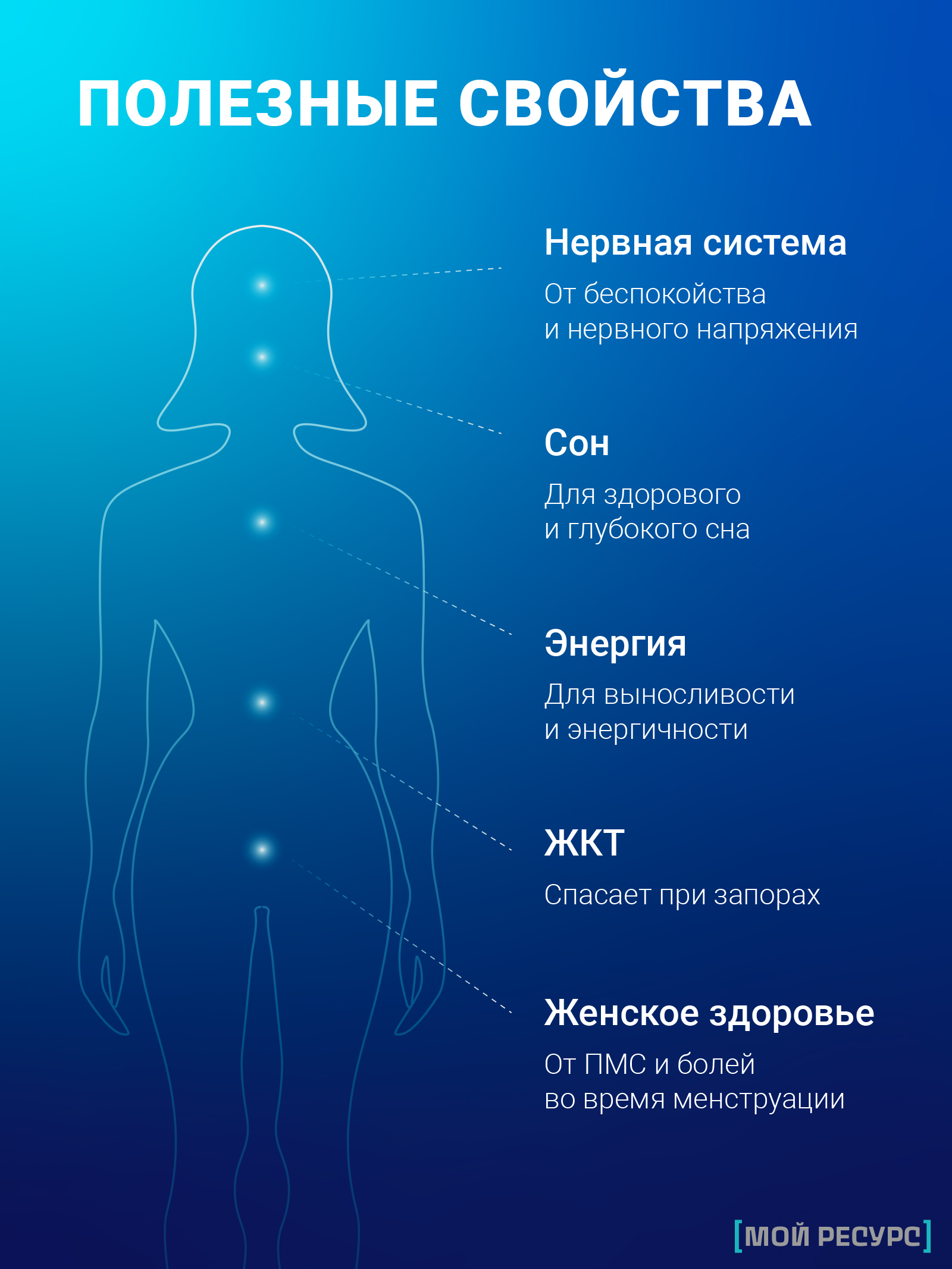 Мой ресурс, Магниевый комплекс и витамин B6 (P-5-P), капсулы, 60 шт.