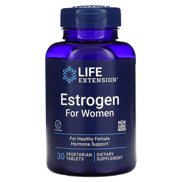 Life Extension, Estrogen for Women (эстроген), таблетки, 30 шт.
