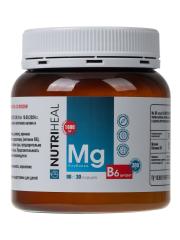 NUTRIHEAL, Комплекс магний цитрат + калий цитрат и витамином B6, со вкусом клубники, порошок, 90 г