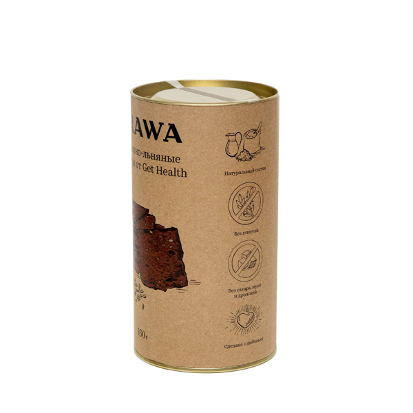 TRAWA, Гречишные крекеры от Get Health (без глютена, с кокосовой стружкой), 160 г.