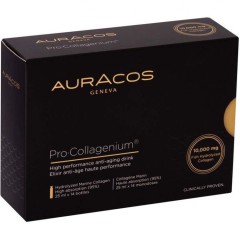 AURACOS, Питьевой гидролизированный антиэйдж коллаген, жидкость, 14*25 мл
