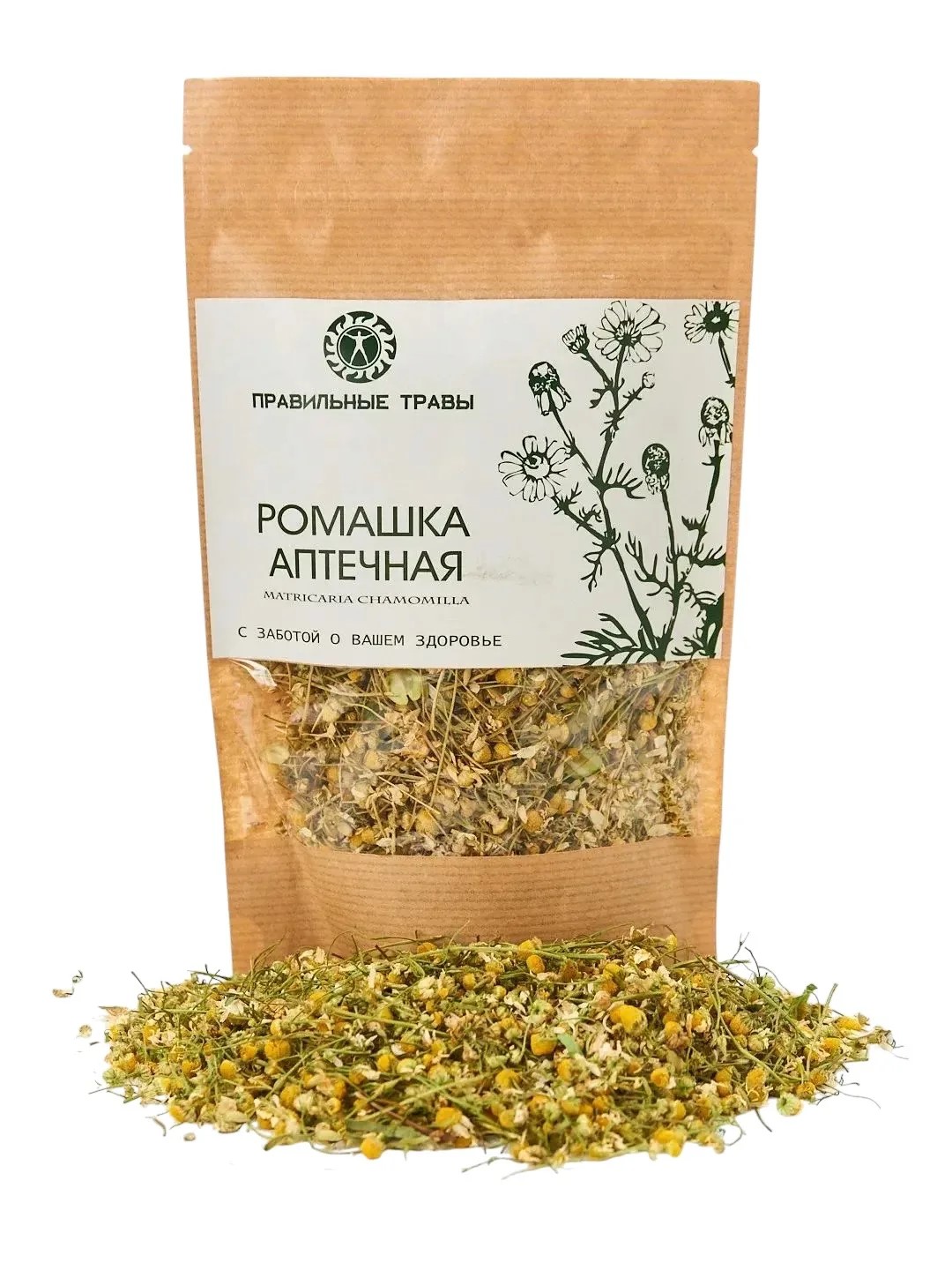 Правильные травы, Ромашка аптечная (Chamomile pharmacy), россыпь, 70 г
