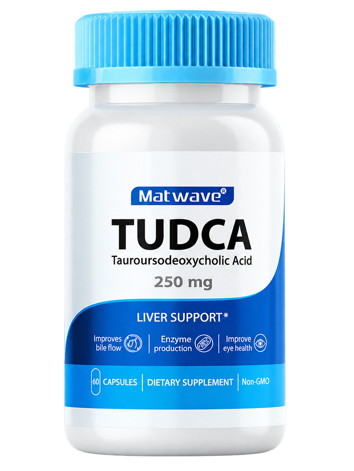 Matwave, Тудка TUDCA (тауроурсодезоксихолевая кислота), капсулы, 60 шт.