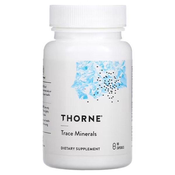 Thorne Research, Trace Minerals (для здоровья организма), капсулы, 60 шт.