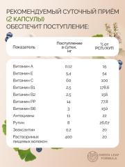 Green Leaf Formula, Офталекс (витамины для глаз), капсулы, 60 шт.