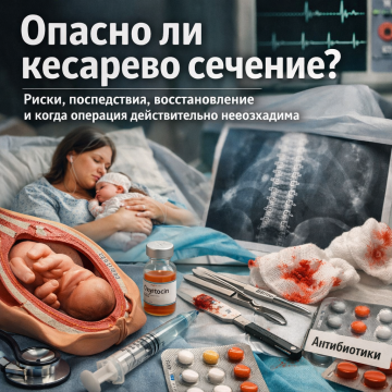Опасно ли кесарево сечение: риски, последствия, восстановление и когда операция действительно необходима