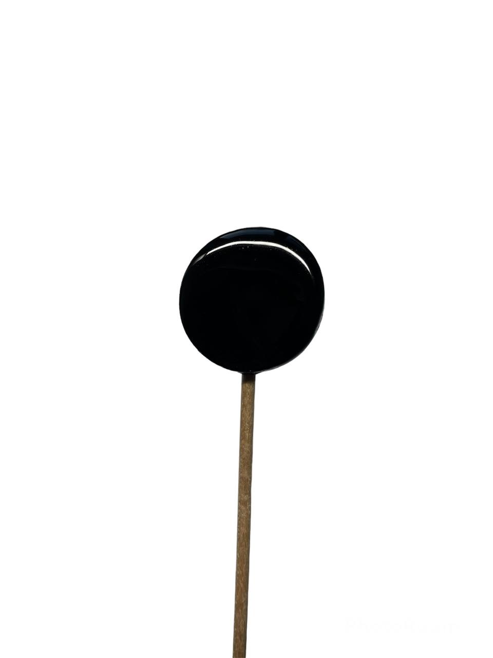 Lollipops, Леденец на палочке из изомальта с бамбуковым углем, 1 шт.