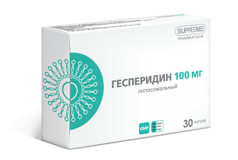 Supreme Pharmatech, Липосомальный гесперидин, капсулы, 30 шт.