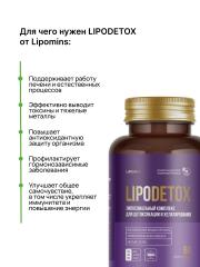 Lipomins, Липосомальный комплекс «LipoDetox» (для детоксикации и хелатирования), растительные капсулы, 60 шт.