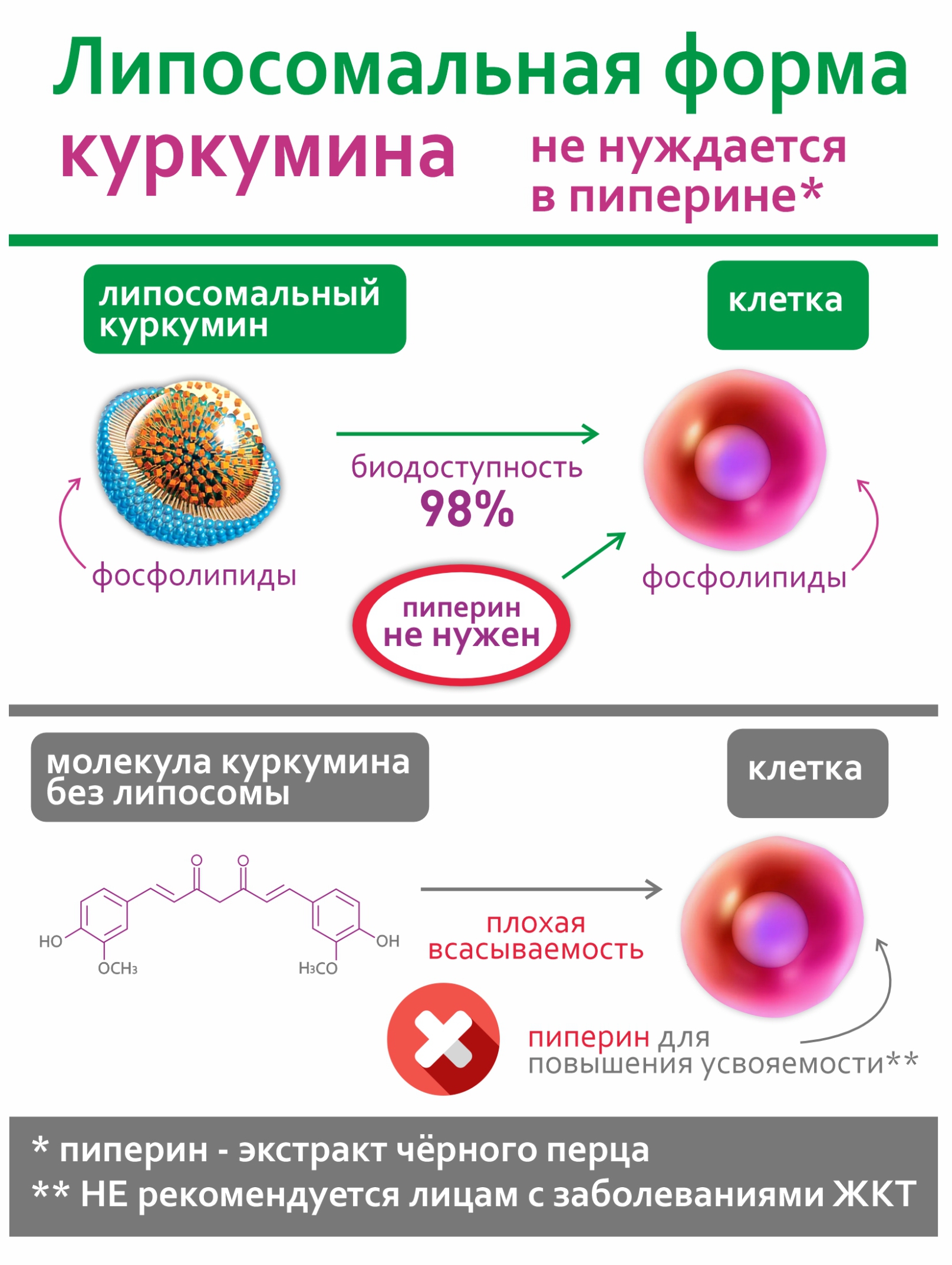 Nutricare Liposomal, «Комплекс Липосомальный Куркумин экстракт барбариса», капсулы, 60 шт.
