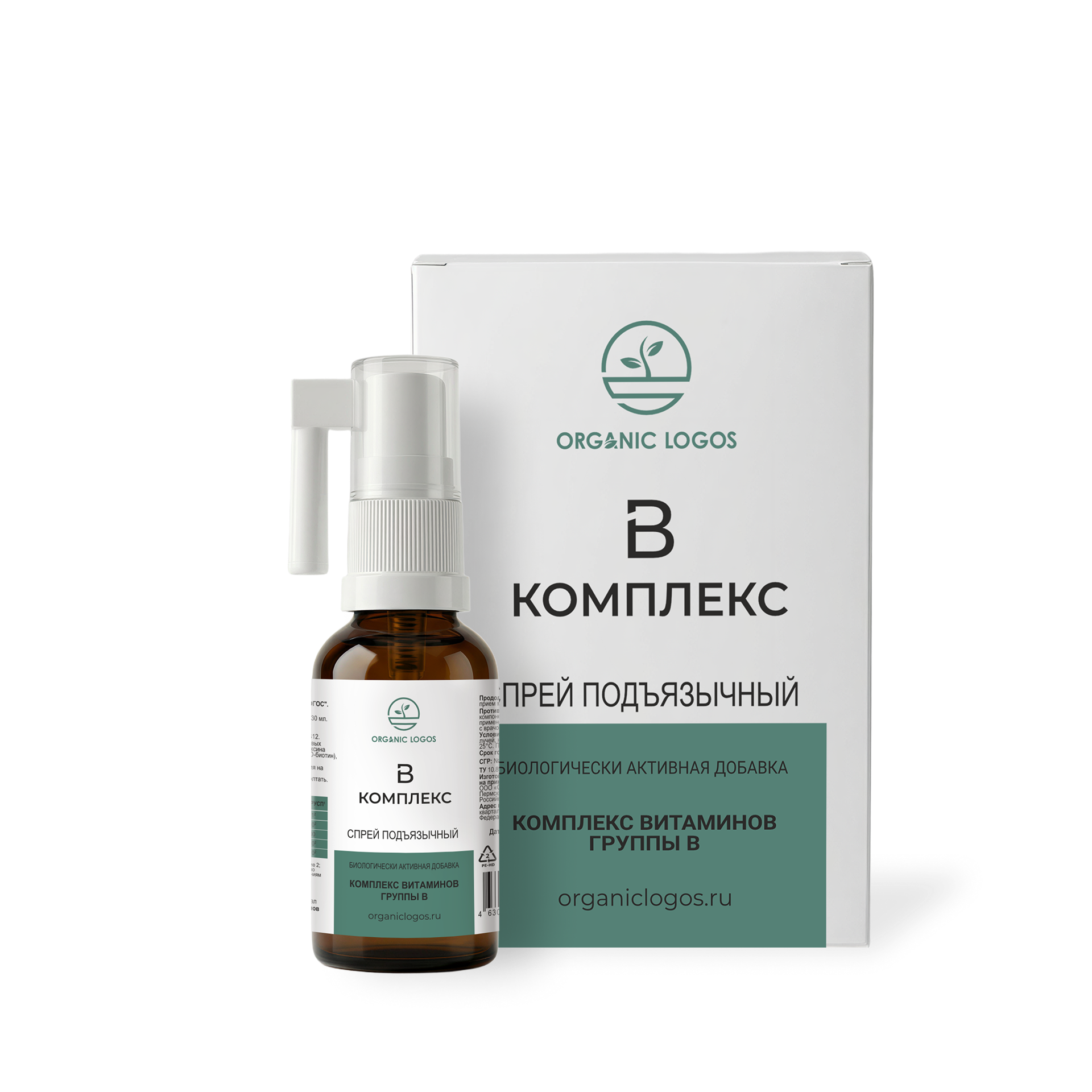 ORGANIC LOGOS, Комплекс витаминов группы В, жидкость, 30 мл