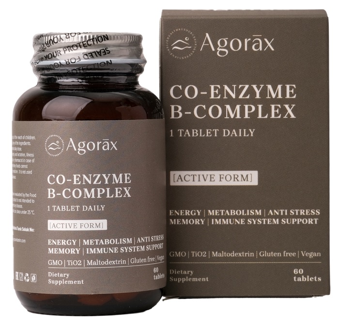 AGORAX, Ко-энзим Б-комплекс, таблетки, 60 шт.